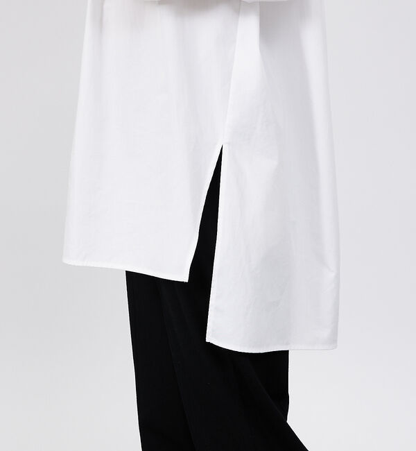 qualite「コットンギャザーパフシャツ」|シャツ・ブラウス|