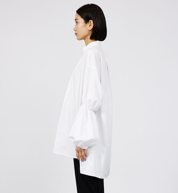 qualite「コットンギャザーパフシャツ」|シャツ・ブラウス|