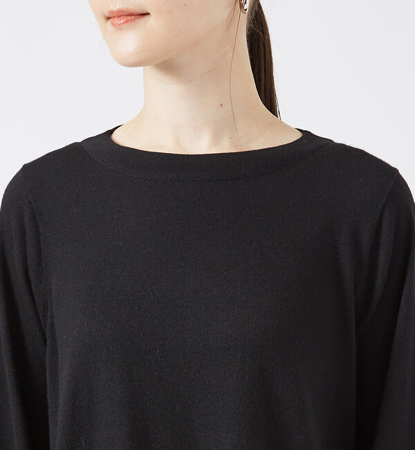 qualite「ヘムラインドレープニット」|ニット・セーター|