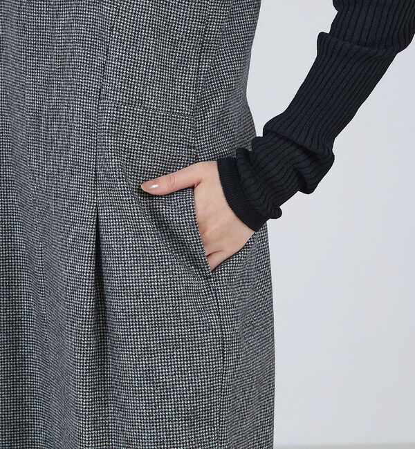 qualite「ウールサキソニーサロペット」|オールインワン|