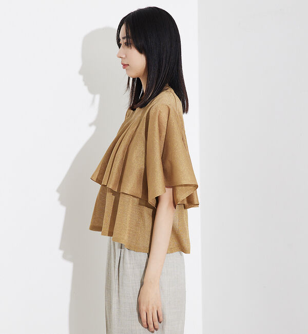 qualite「シャイニーフレアニット」|ニット・セーター|