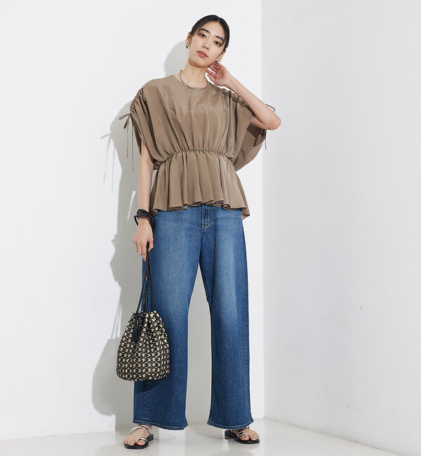 qualite「ボリュームギャザータックTOP」|シャツ・ブラウス|