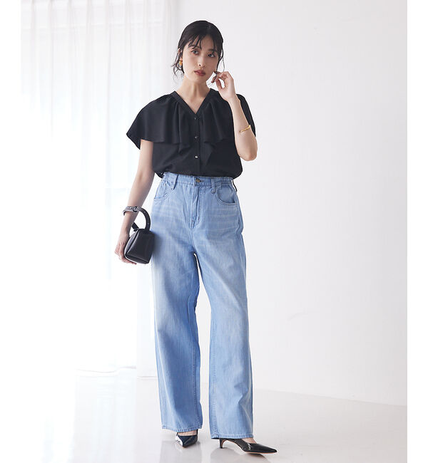 qualite「【Healthy DENIM】Breezy PinkPepper ストレートデニ」|デニム|