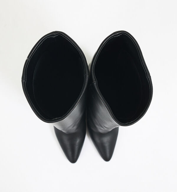 qualite「【REMME】カバーロングウェッジ/ロングブーツ」|ショートブーツ|