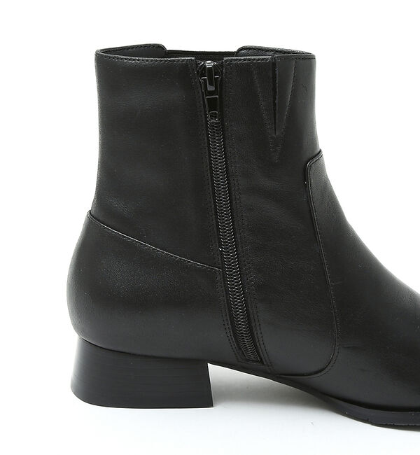 AU BANNISTER「【最高ブーツ/ 3cmヒール】ラウンドトゥショートブーツ」|ショートブーツ|