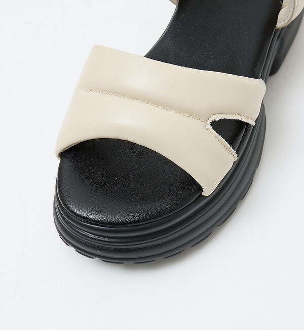 AU BANNISTER「【販売店舗限定】パフィクッションサンダル」|サンダル|