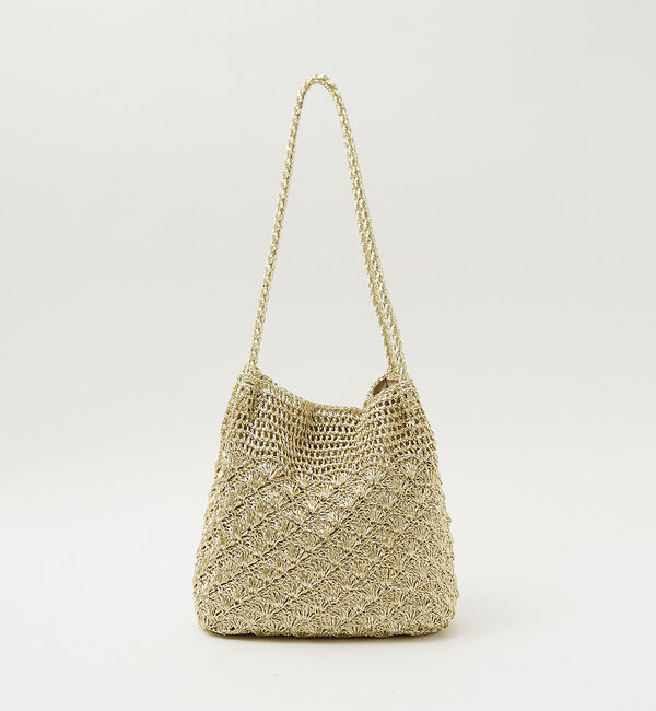 LOWELL things「●SOEUR/マクラメメタリックトートバック」|トートバッグ|