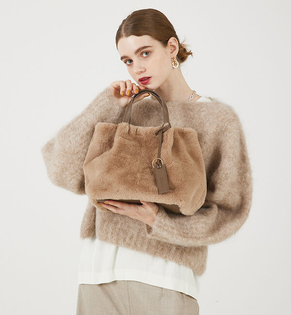 LOWELL things「●SOEUR/ファートート」|トートバッグ|ベージュ