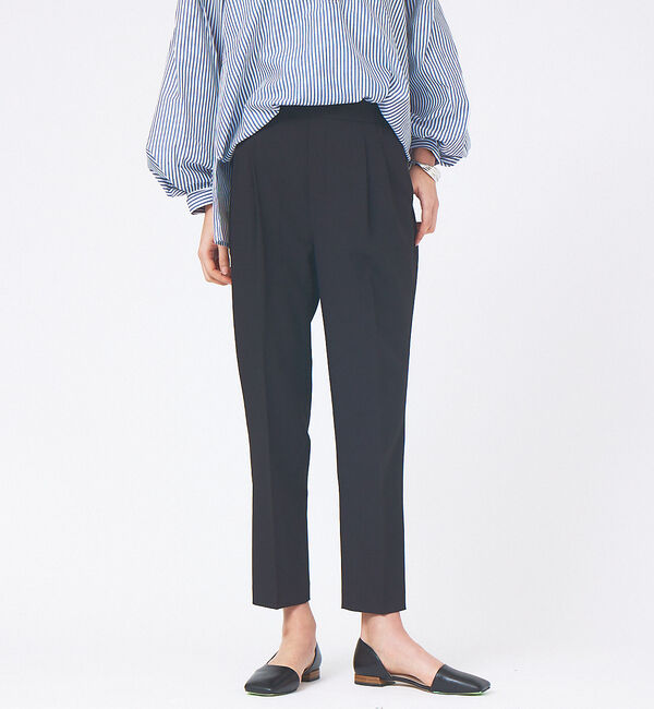 abahouse mavie「【感嘆】ドライタッチ・タックテーパードパンツ」|その他|