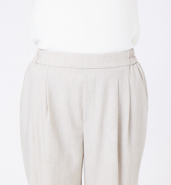 abahouse mavie「【感嘆】ドライタッチ・タックテーパードパンツ」|その他|