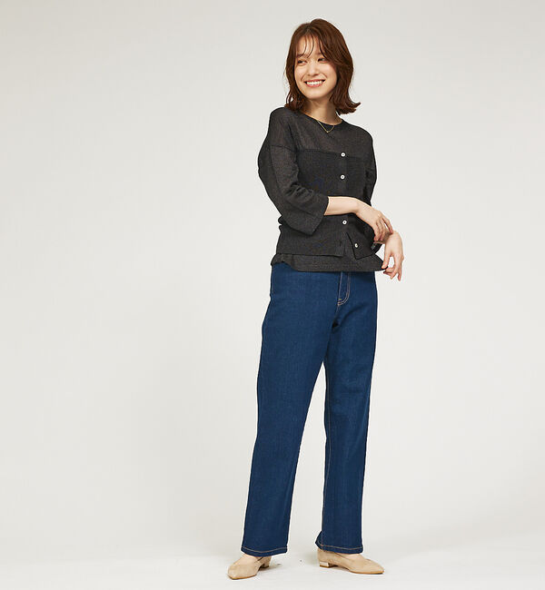 abahouse mavie「【２点セット】ビスチェ付きシアーニット」|ニット・セーター|