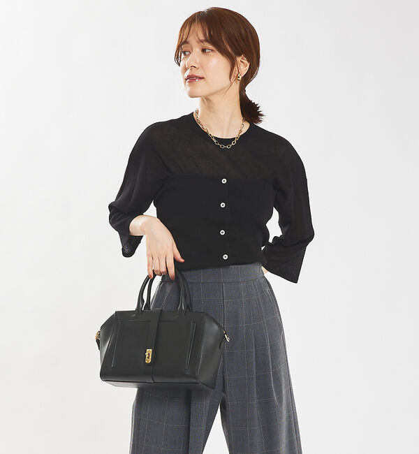 abahouse mavie「【２点セット】ビスチェ付きシアーニット」|ニット・セーター|