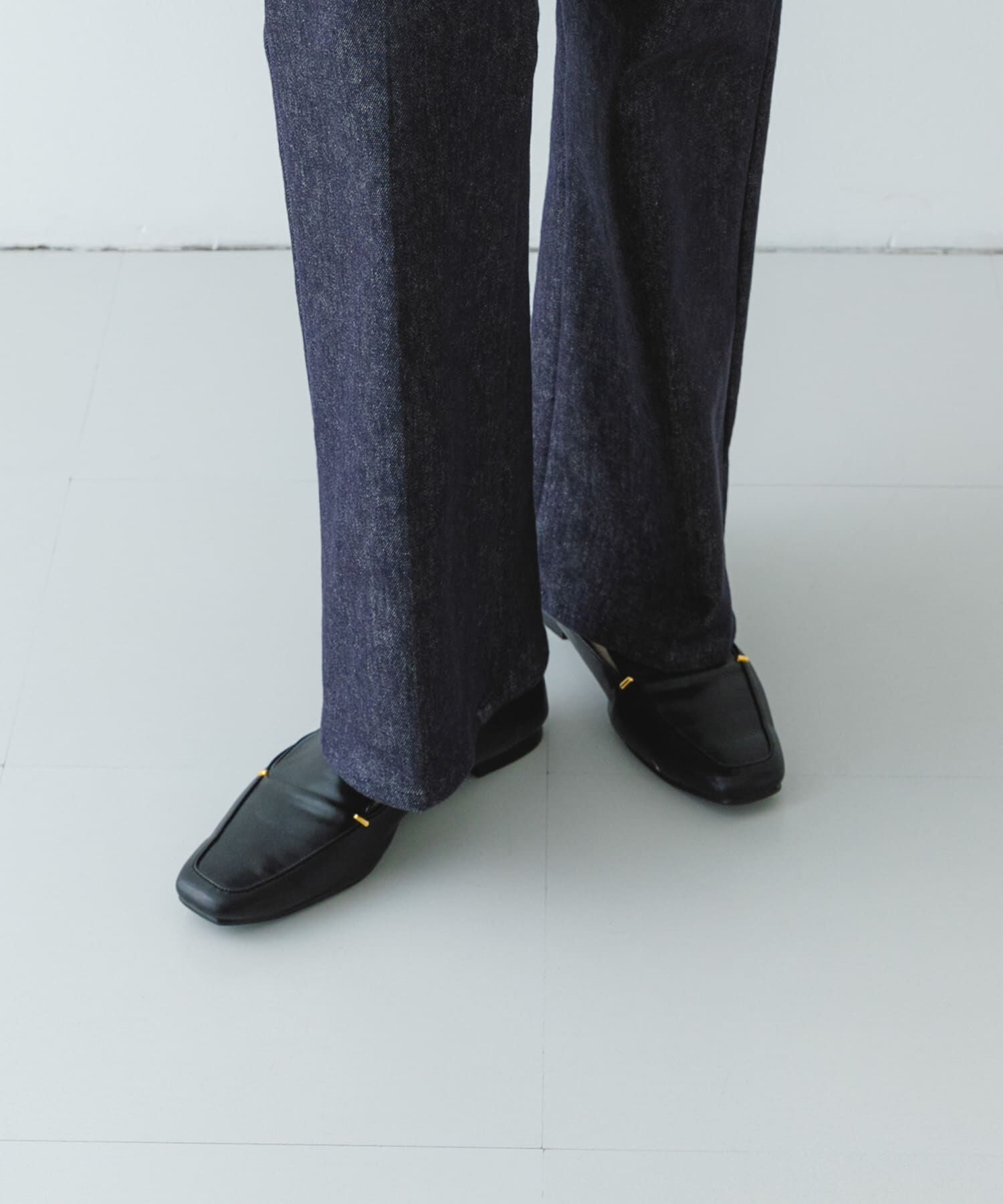 RODE SKO「『MADE IN JAPAN』スクエアトゥプチメタルローファー」|ローファー|