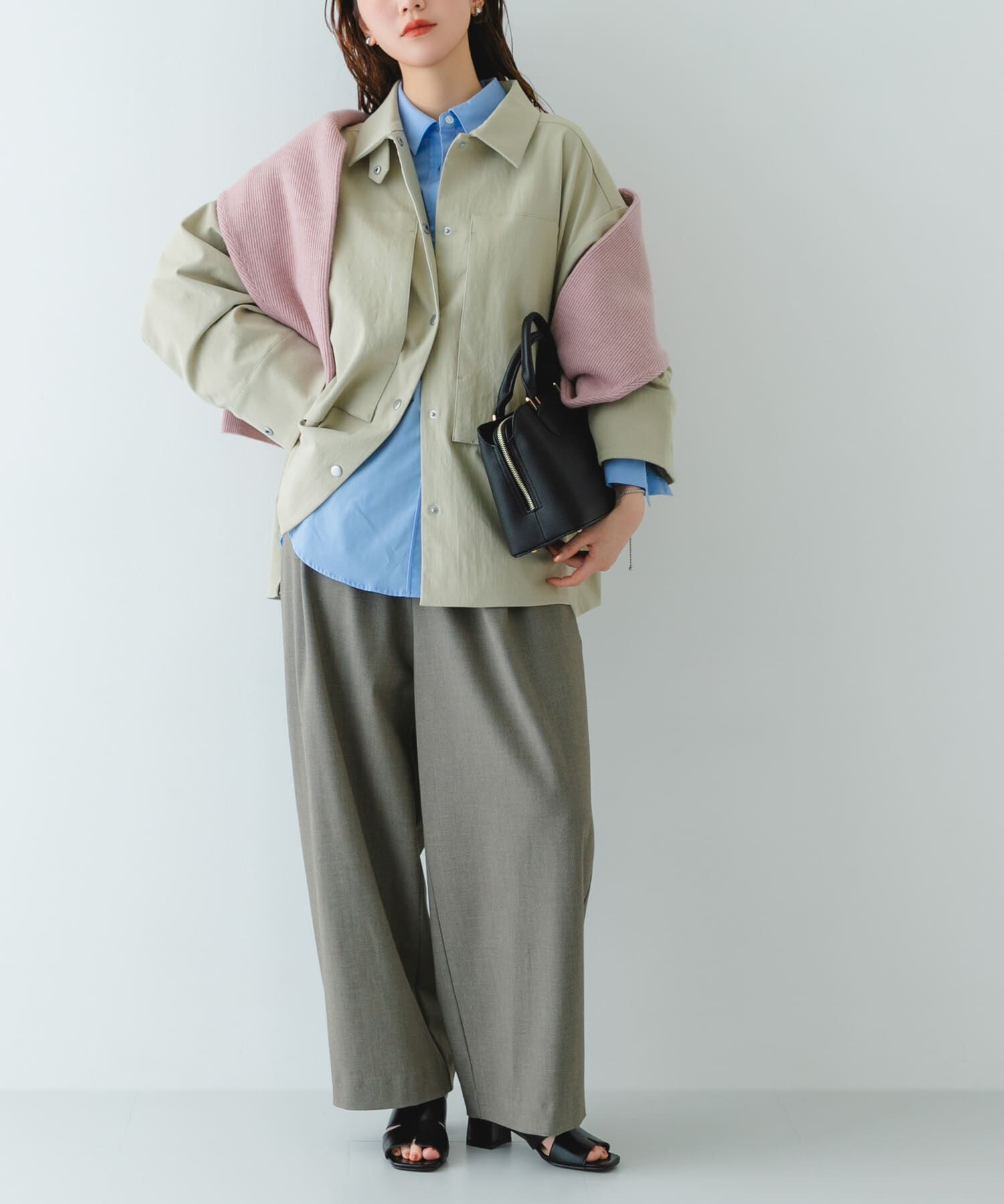 RODE SKO「センターステッチハンドバッグ」|ハンドバッグ|