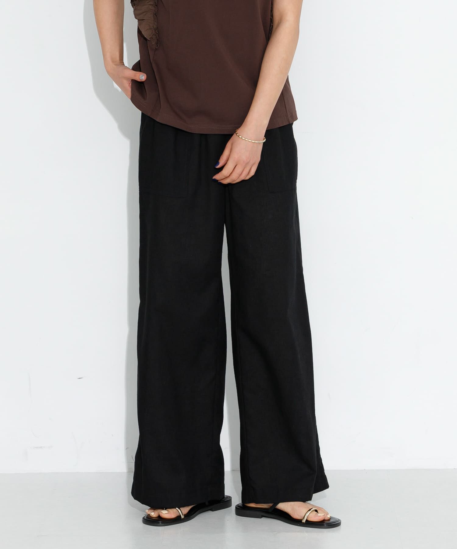 Sonny Label 「『UR TECH 高機能リネン』リネン混ベイカーイージーパンツ」|その他|