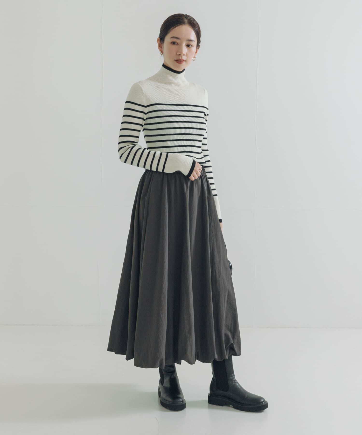 URBAN RESEARCH「バルーンギャザースカート」|スカート|