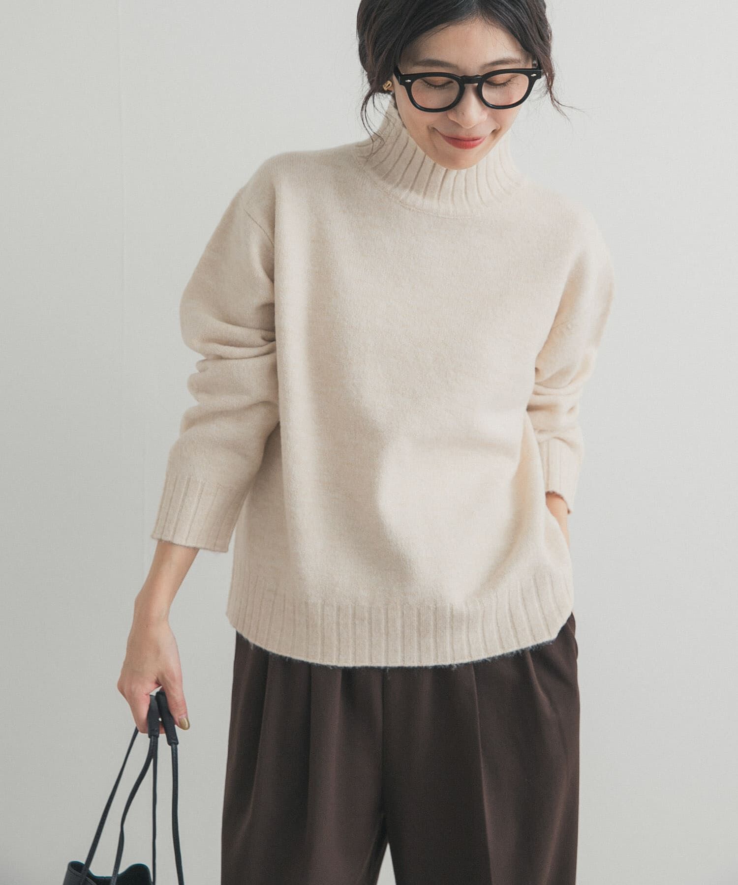 URBAN RESEARCH DOORS「タートルネックニットプルオーバー」|ニット・セーター|