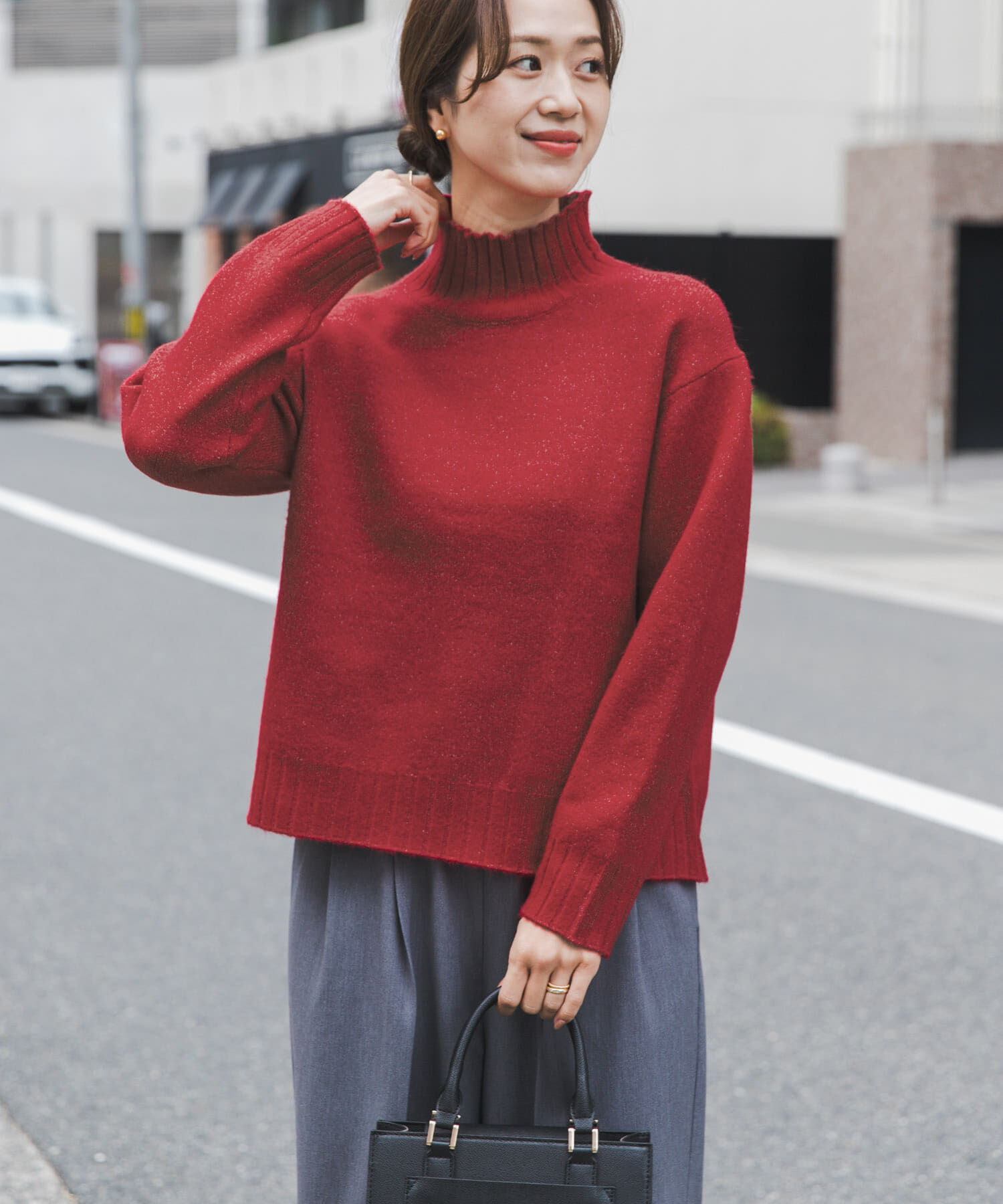 URBAN RESEARCH DOORS「タートルネックニットプルオーバー」|ニット・セーター|