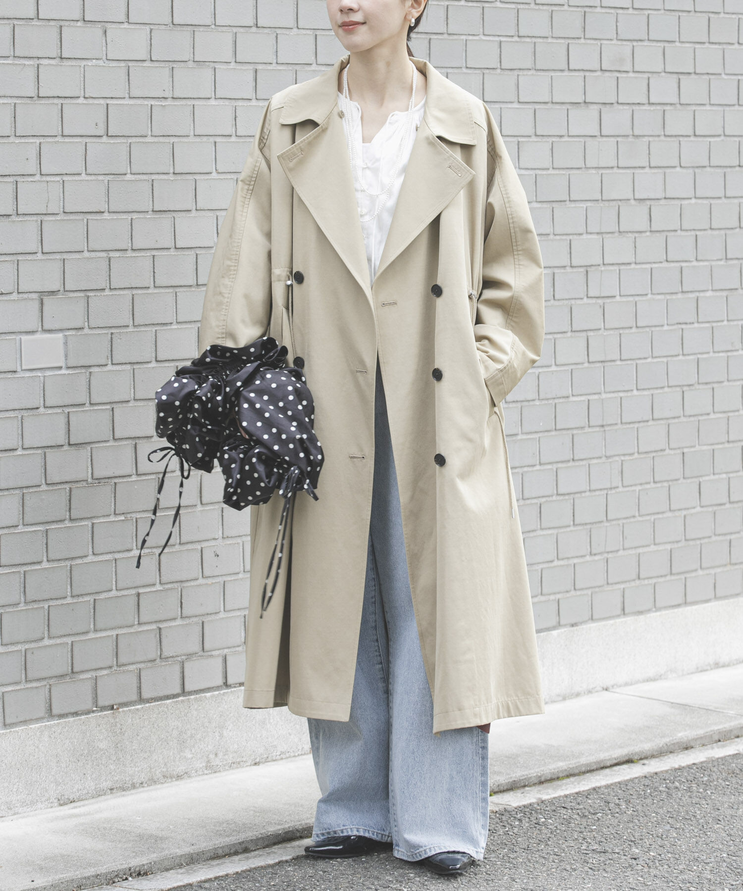 URBAN RESEARCH「フーディー2WAYトレンチコート」|トレンチコート|ベージュ