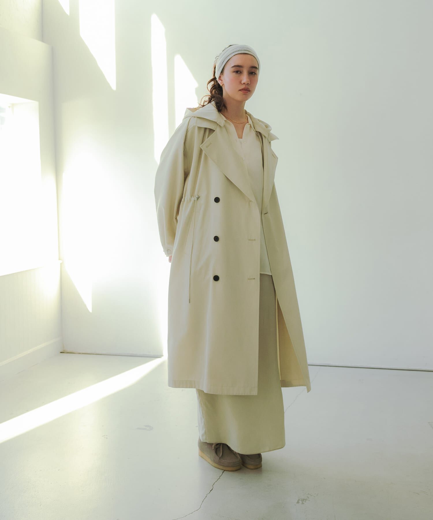 URBAN RESEARCH「フーディー2WAYトレンチコート」|トレンチコート|