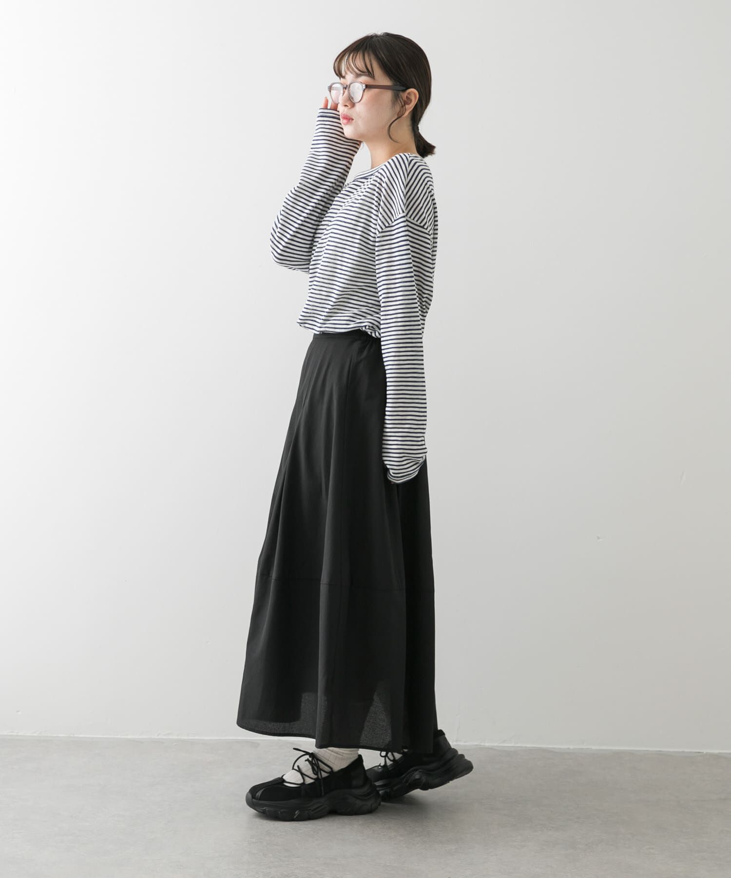 SENSE OF PLACE by URBAN RESEARCH「タックボリュームコクーンスカート」|スカート|