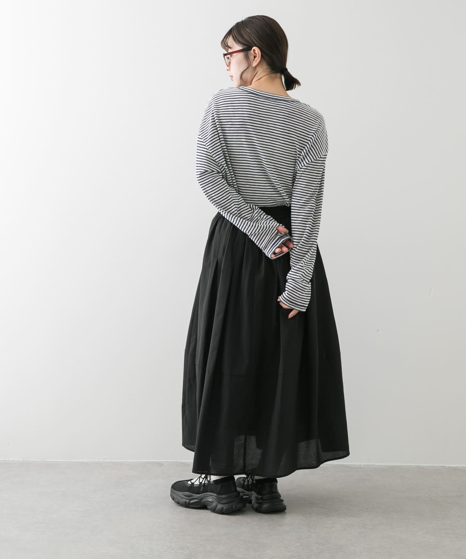 SENSE OF PLACE by URBAN RESEARCH「タックボリュームコクーンスカート」|スカート|