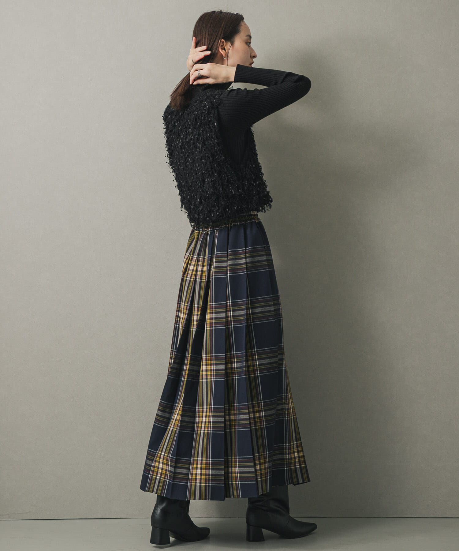 SENSE OF PLACE by URBAN RESEARCH「チェックプリーツスカート」|スカート|