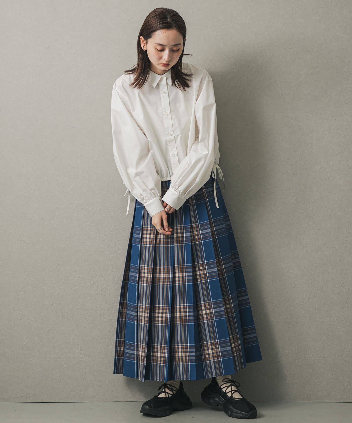 SENSE OF PLACE by URBAN RESEARCH「チェックプリーツスカート」|スカート|