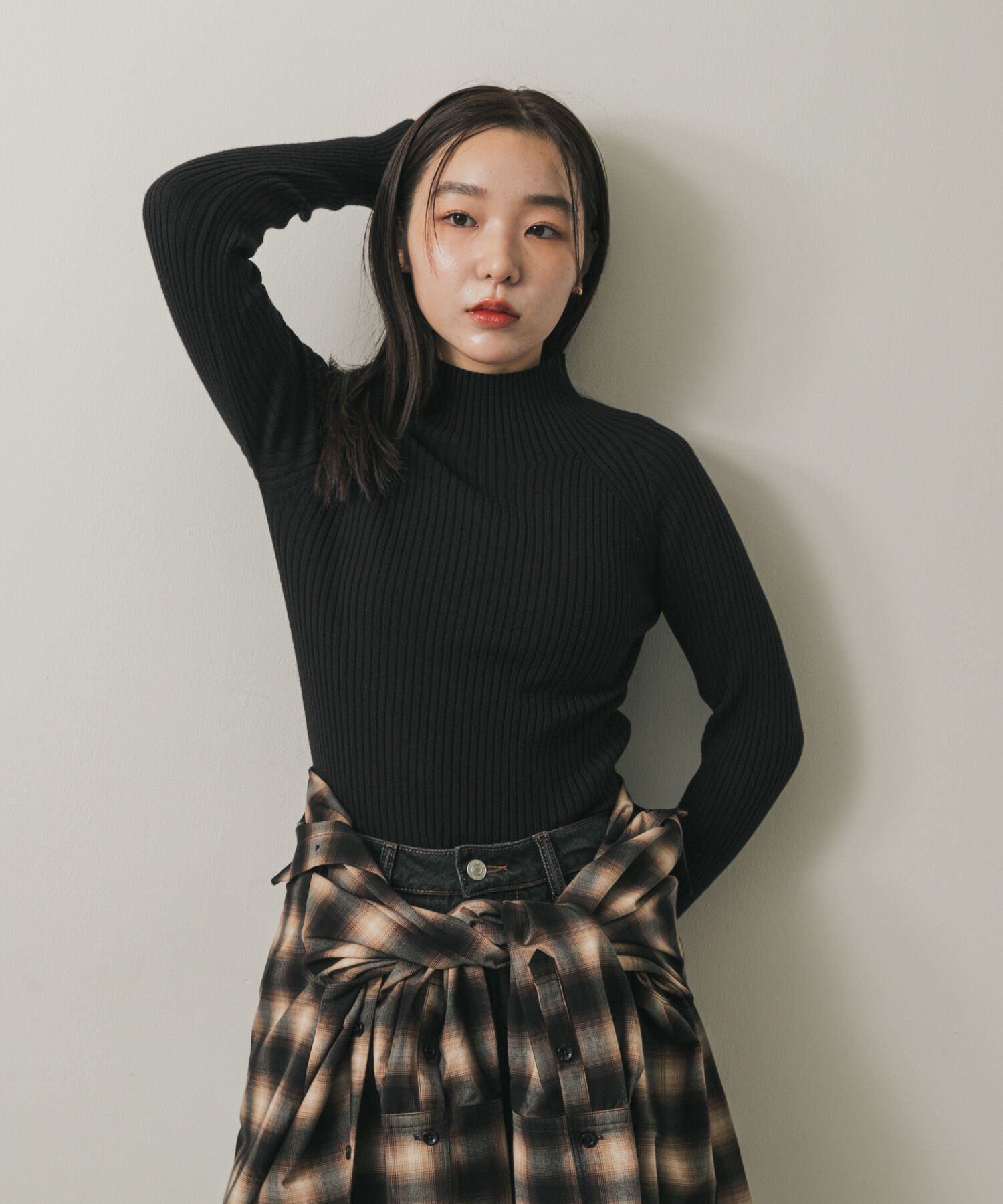 SENSE OF PLACE by URBAN RESEARCH「『一部WEB限定カラー』『毛玉防止』ストレッチリブハイネックセーター」|ニット・セーター|