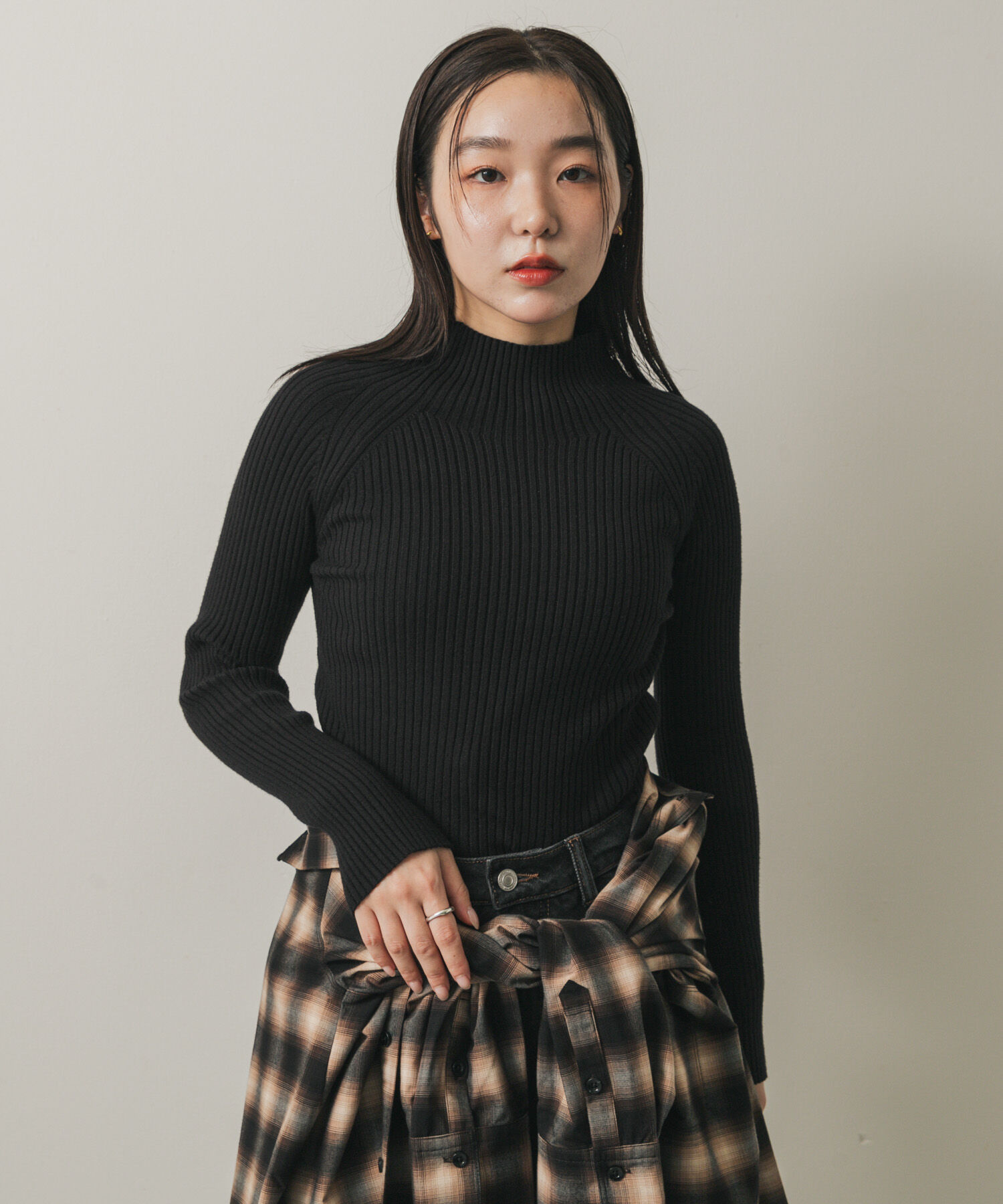 SENSE OF PLACE by URBAN RESEARCH「『一部WEB限定カラー』『毛玉防止』ストレッチリブハイネックセーター」|ニット・セーター|