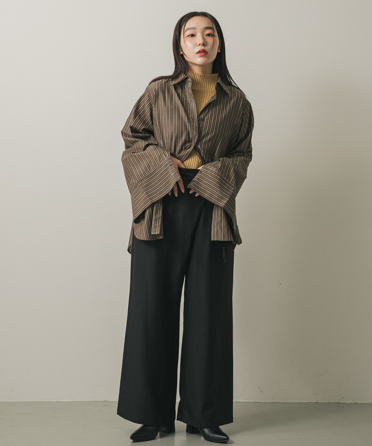 SENSE OF PLACE by URBAN RESEARCH「『一部WEB限定カラー』『毛玉防止』ストレッチリブハイネックセーター」|ニット・セーター|