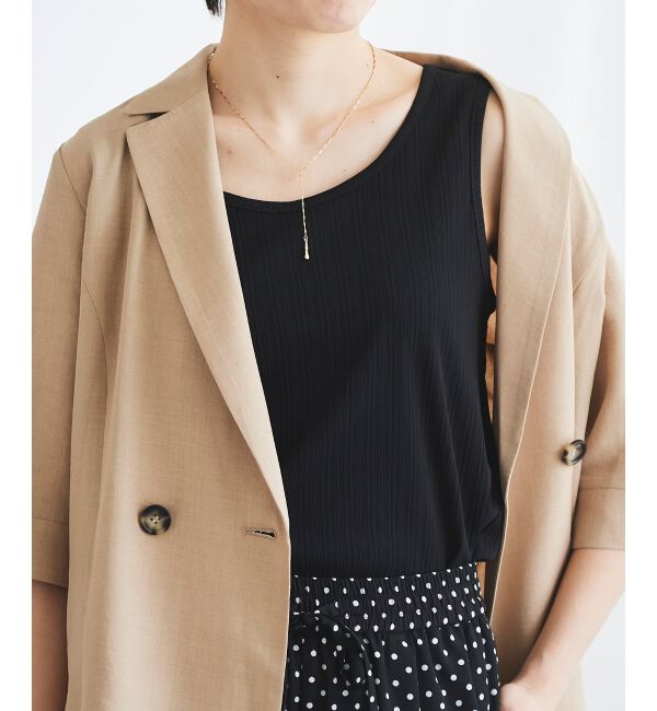  「ストレッチイレギュラーテレコタンク」|タンクトップ|