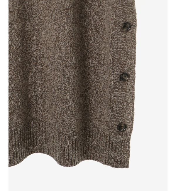 le.coeur blanc「サイドボタンメランジニットワンピース」|その他|