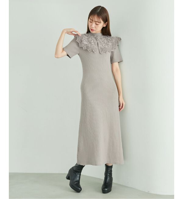MAJESTICLEGON「レースカラーマルチwayニットワンピ」|その他|