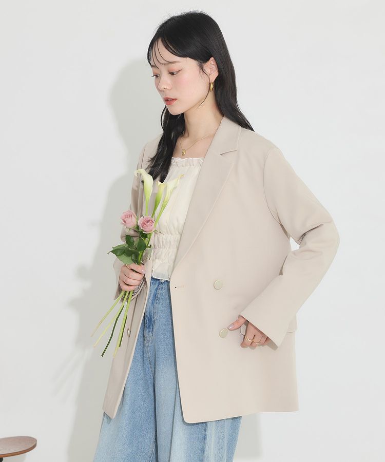 earth music&ecology「ダブルテーラードジャケット」|テーラードジャケット|