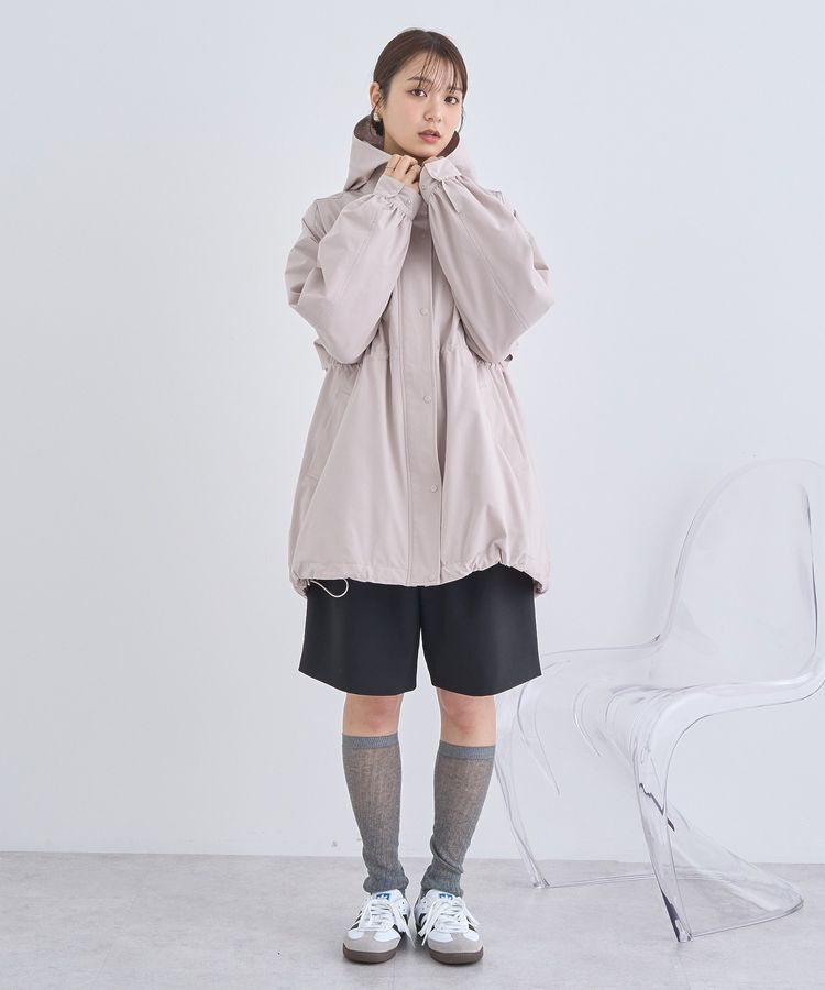 earth music&ecology「ドロストミドル丈パーカー」|ブルゾン・スタジャン|