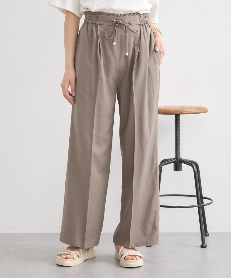 earth music&ecology「リラックスイージーパンツ / リネン混」|その他|