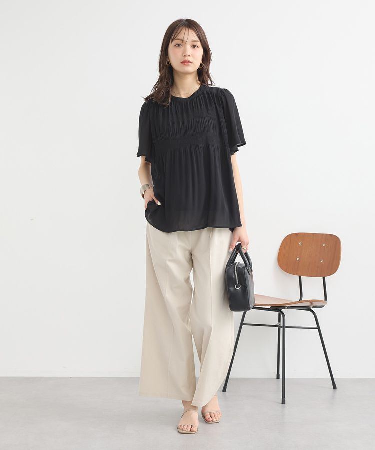 earth music&ecology「リラックスイージーパンツ / リネン混」|その他|