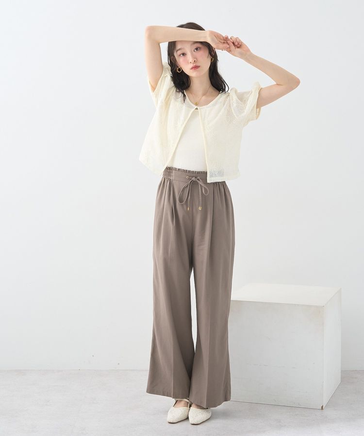 earth music&ecology「リラックスイージーパンツ / リネン混」|その他|