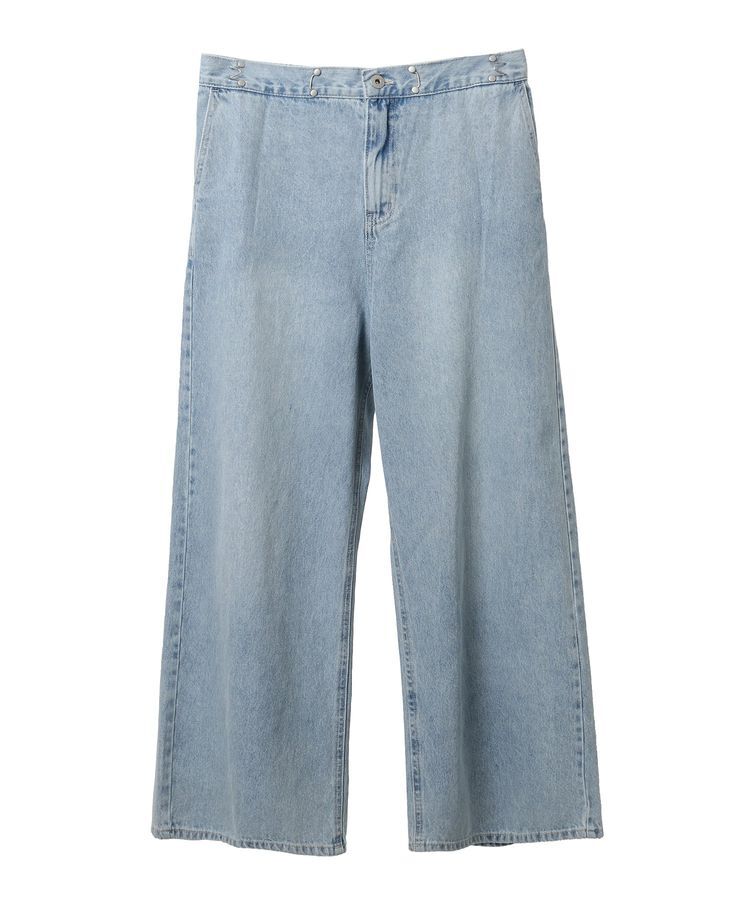 earth music&ecology「タックホックデニムパンツ」|デニム|