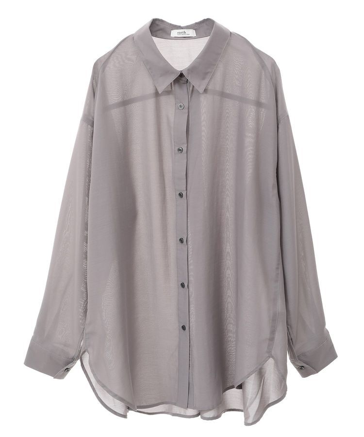 earth music&ecology「シアーシャツ」|シャツ・ブラウス|