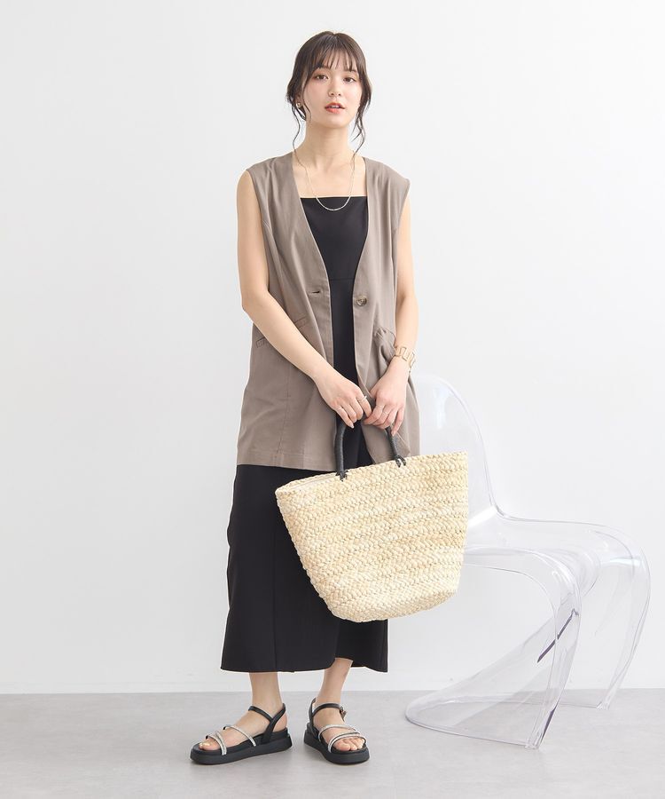 earth music&ecology「リラックスジレ / リネン混」|ベスト・ジレ|