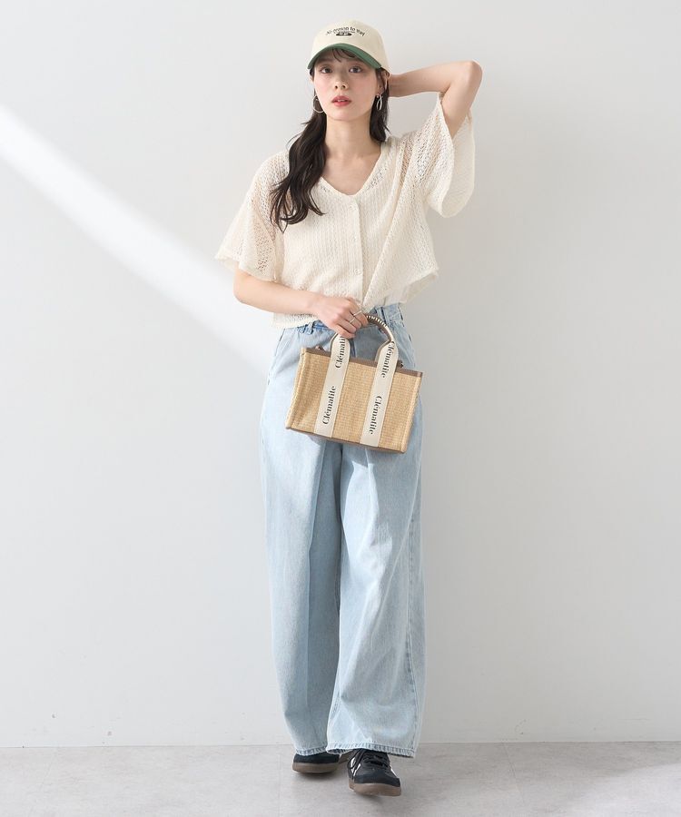earth music&ecology「SET2点レースカーディガン＋レイヤードインナー」|カーディガン|