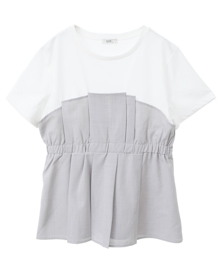 earth music&ecology「ビスチェドッキングプルオーバー」|Tシャツ・カットソー|