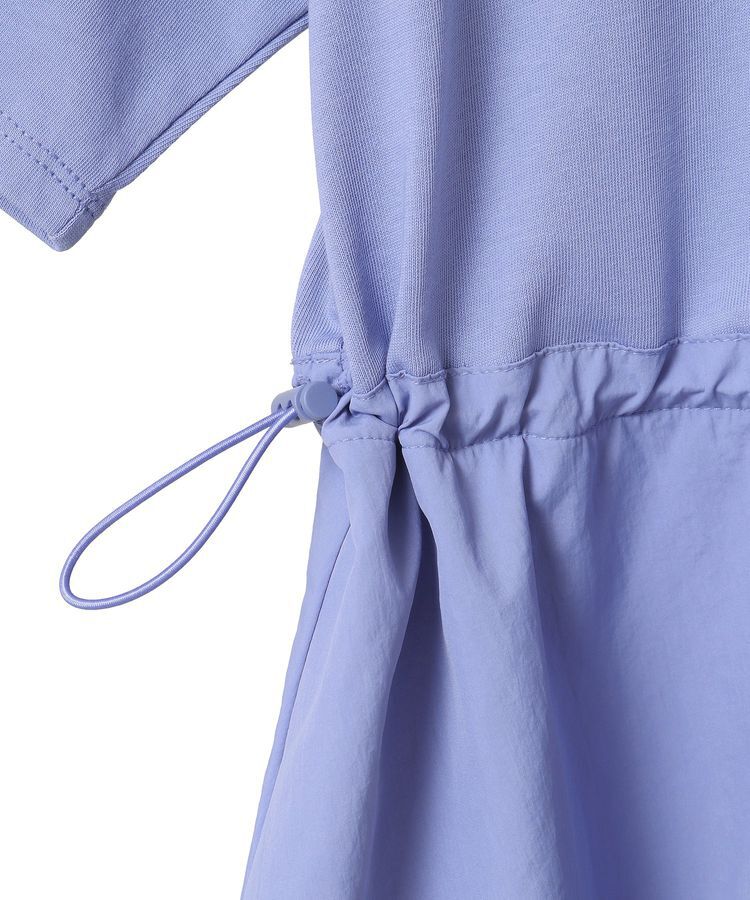 earth music&ecology「異素材ドッキングドロストチュニック」|チュニック|