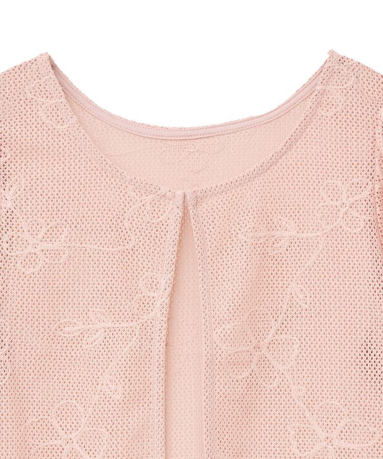 earth music&ecology「フラワーコード刺繍カーディガン」|カーディガン|