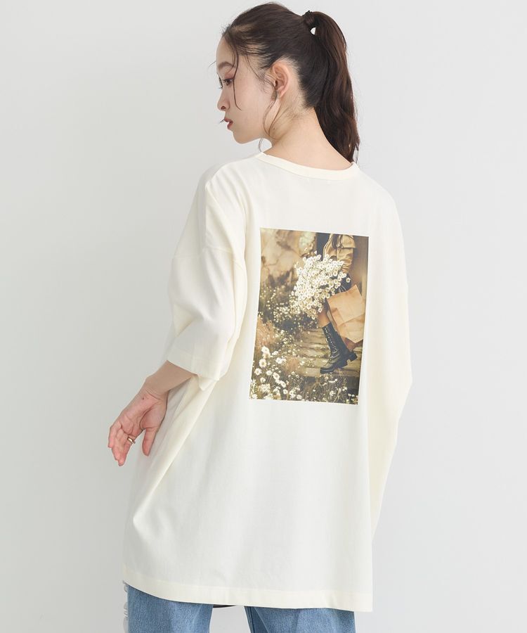 earth music&ecology「アソートグラフィックルーズTee」|Tシャツ・カットソー|Cream