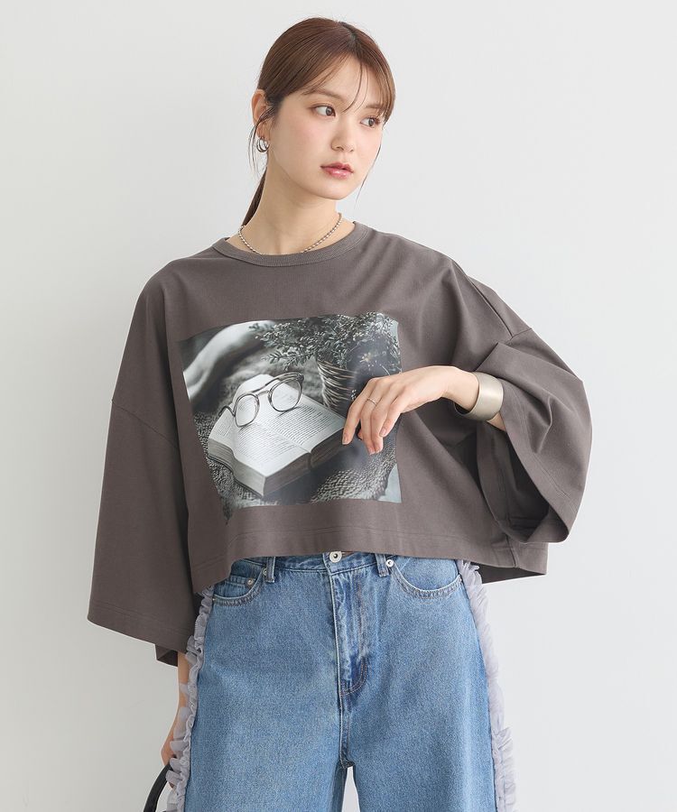 earth music&ecology「アソートプリントワイドTee」|Tシャツ・カットソー|