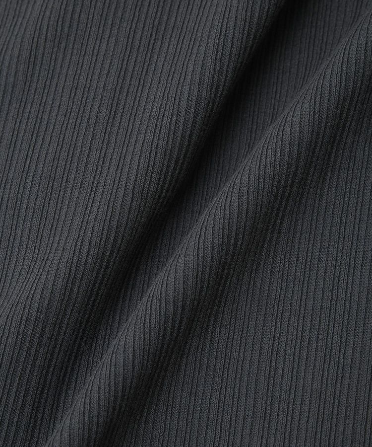 earth music&ecology「フリルカットリブカーディガン」|Tシャツ・カットソー|