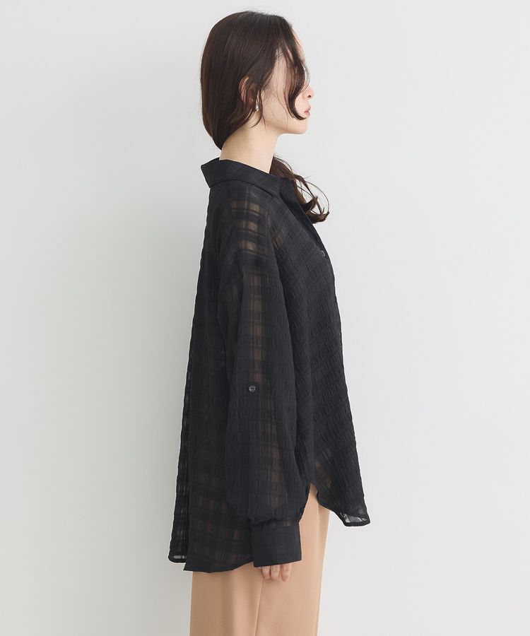 earth music&ecology「シャドーチェックシャツ」|シャツ・ブラウス|